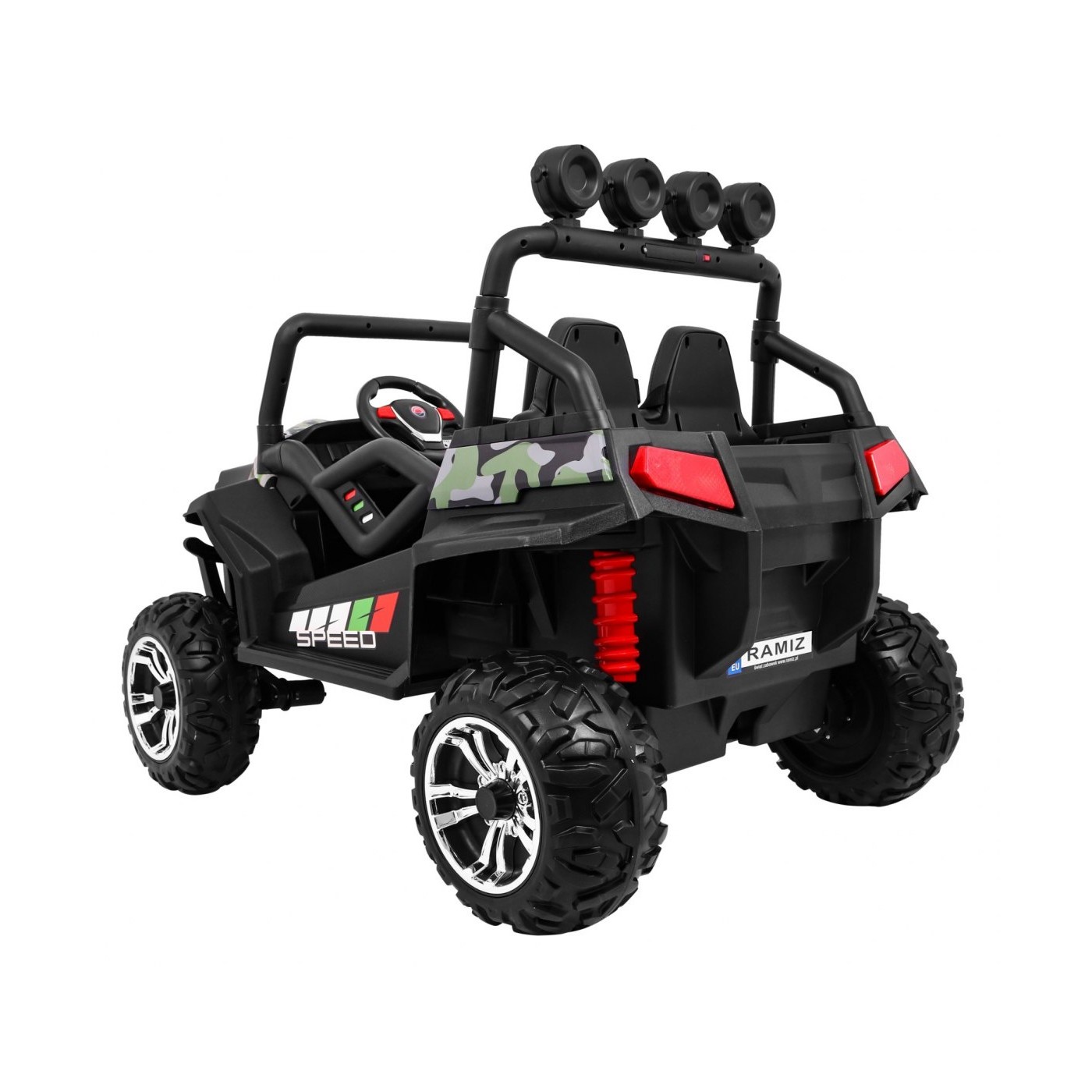 Grand Buggy Strong Lift pre deti Moro + Pohon 4x4 + Ovládač + Batožinový priestor + Rádio MP3 + LED
