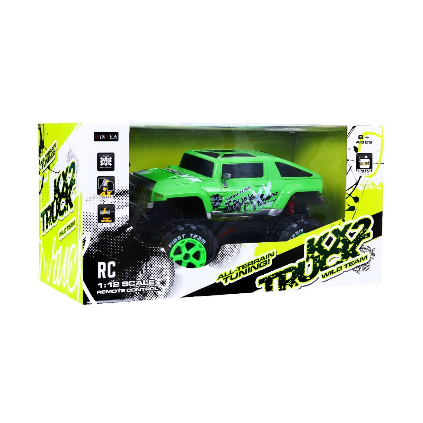 Auto R C Bojové WINYEA 1 12 Zelené