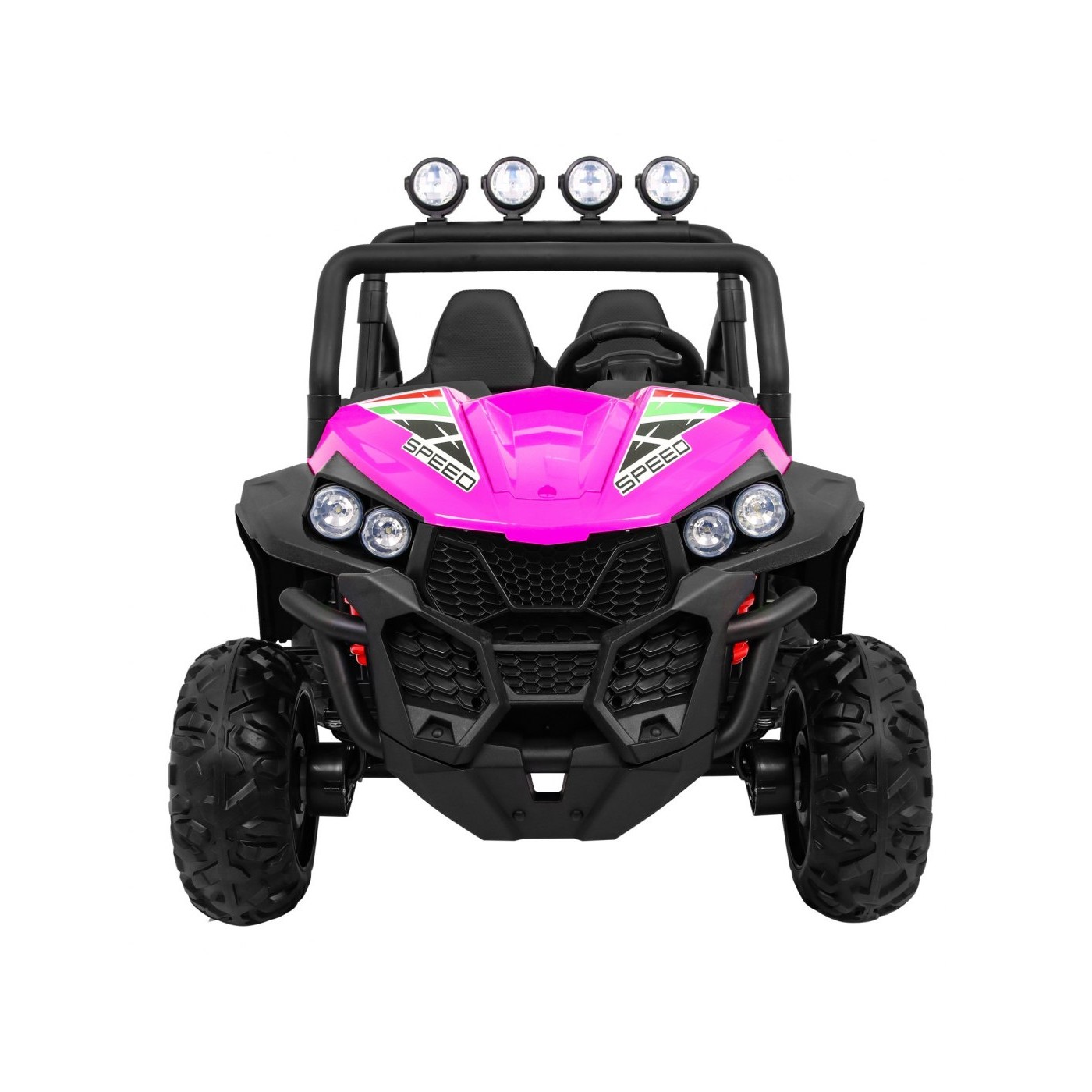 Grand Buggy Strong Lift pre deti Ružový + Pohon 4x4 + Ovládač + Batožinový priestor + Rádio MP3 + LED