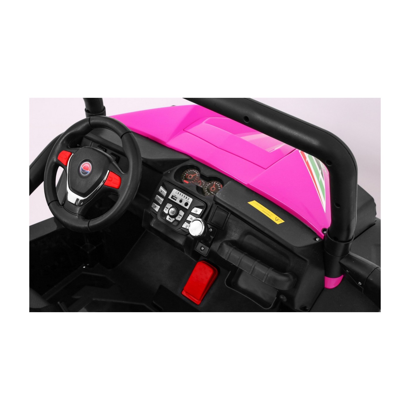 Grand Buggy Strong Lift pre deti Ružový + Pohon 4x4 + Ovládač + Batožinový priestor + Rádio MP3 + LED