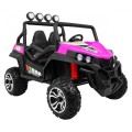 Grand Buggy Strong Lift pre deti Ružový + Pohon 4x4 + Ovládač + Batožinový priestor + Rádio MP3 + LED