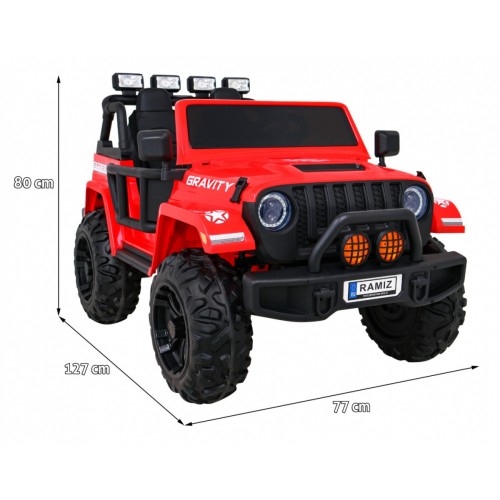 Vozidlo GRAVITY Strong Červený