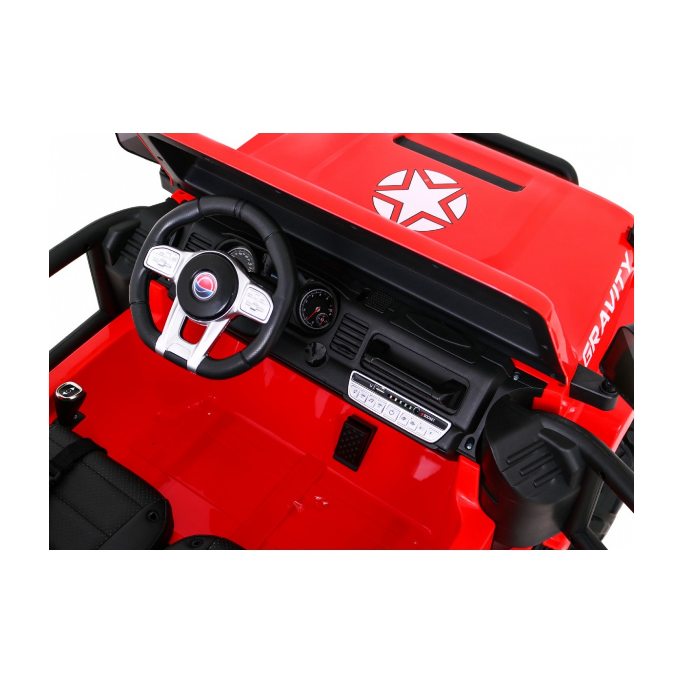 Vozidlo GRAVITY Strong Červený