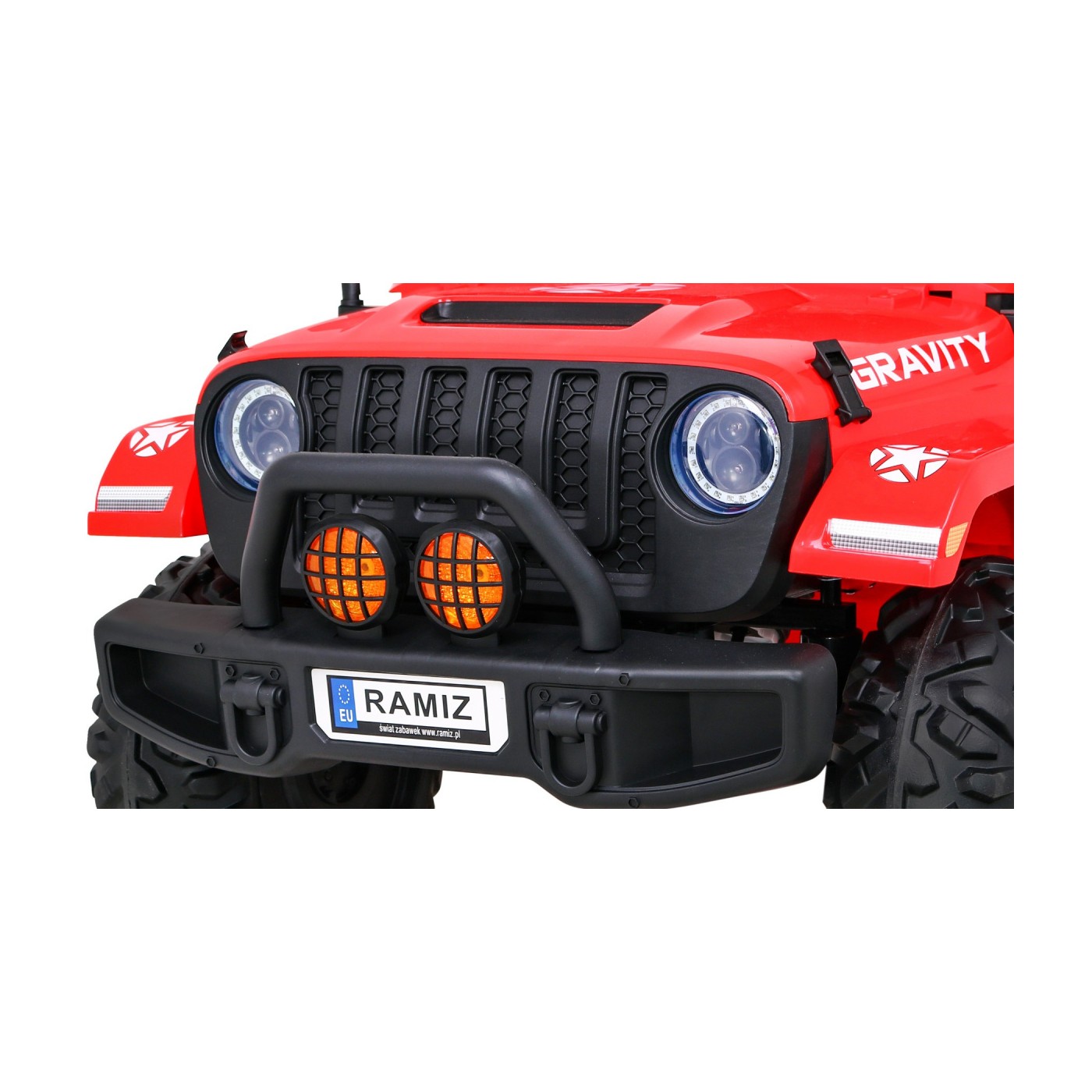 Vozidlo GRAVITY Strong Červený
