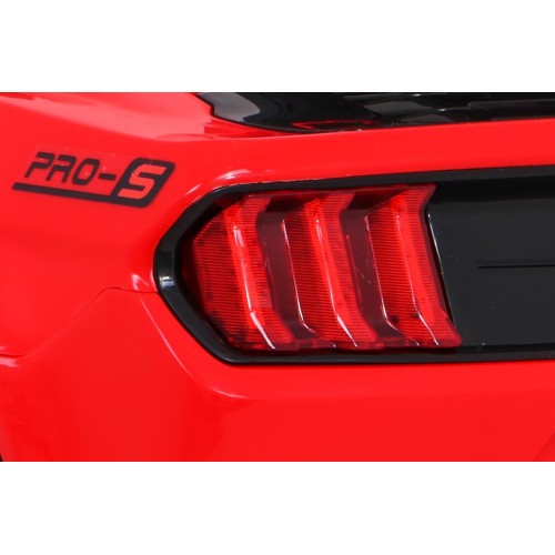 Autíčko GT šport na batériu pre deti Červené + Ovládač + Pomalý štart + Batožinový priestor + MP3 LED