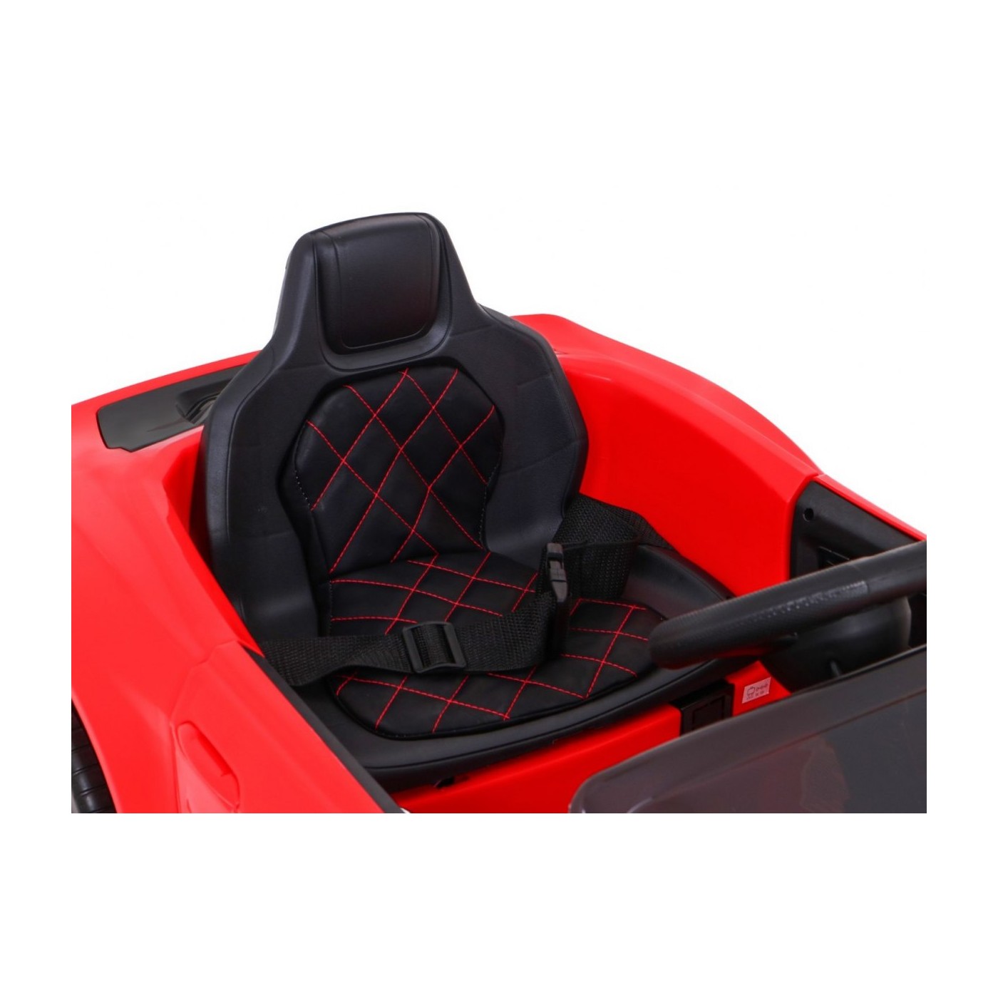 Autíčko GT šport na batériu pre deti Červené + Ovládač + Pomalý štart + Batožinový priestor + MP3 LED