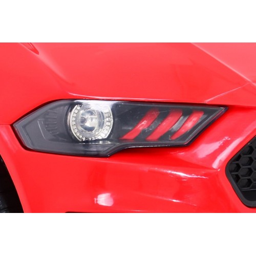 Autíčko GT šport na batériu pre deti Červené + Ovládač + Pomalý štart + Batožinový priestor + MP3 LED