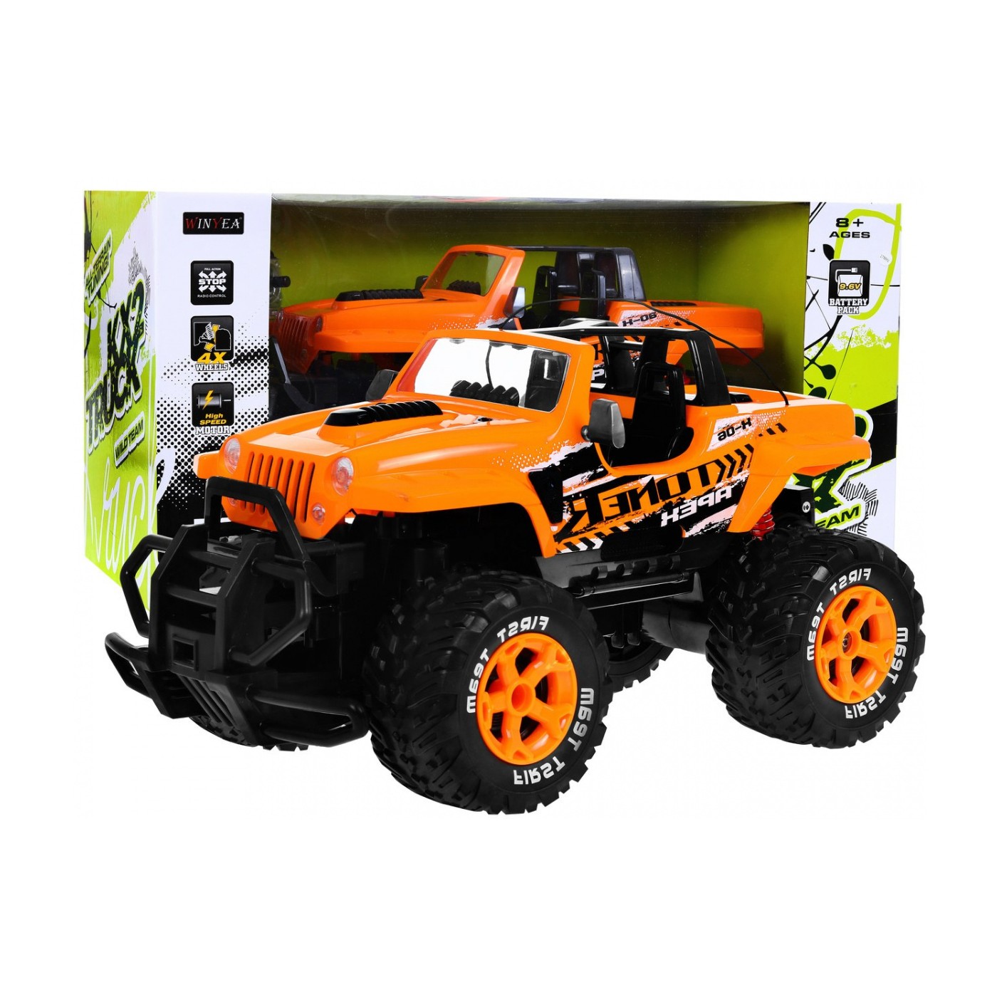 Auto R C Buggy WINYEA 1 12 Oranžové