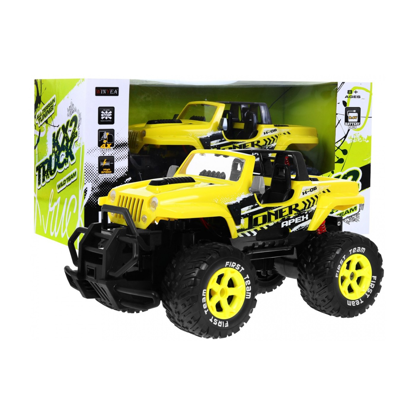 Auto R C Buggy WINYEA 1 12 Žlté