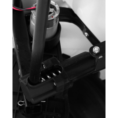 Auto na batériu All Terrain pre deti Biely Terénny typ jeep + Ovládač + Svietidlá Zvuky