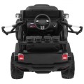 Auto na batériu All Terrain pre deti Čierny Terénny typ jeep + Ovládač + Svietidlá Zvuky