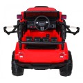 Auto na batériu All Terrain pre deti Červený Terénny typ jeep + Ovládač + Svietidlá Zvuky