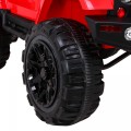 Auto na batériu All Terrain pre deti Červený Terénny typ jeep + Ovládač + Svietidlá Zvuky