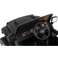 Jeep Wrangler Rubicon na batériu pre deti Čierny + Ovládač + Rádio MP3 LED + Kolesá EVA