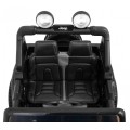 Jeep Wrangler Rubicon na batériu pre deti Čierny + Ovládač + Rádio MP3 LED + Kolesá EVA