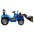Vozidlo Bágrový Traktor Modrý
