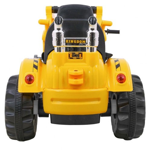 Vozidlo Bágrový Traktor Žltý