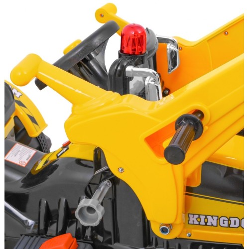 Vozidlo Bágrový Traktor Žltý