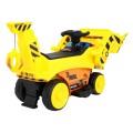 Bager na batériu pre deti Traktor Žltý + Pohyblivá lopata + Audio LED