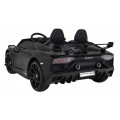 Lamborghini SVJ DRIFT pre 2 deti Čierne + Funkcia driftu + Ovládač + MP3 LED + Pomalý štart