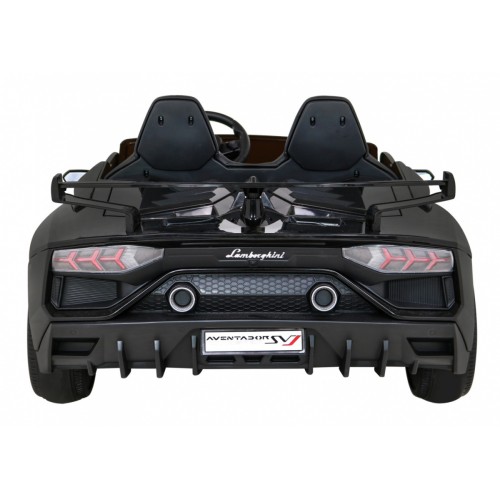 Lamborghini SVJ DRIFT pre 2 deti Čierne + Funkcia driftu + Ovládač + MP3 LED + Pomalý štart
