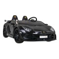 Lamborghini SVJ DRIFT pre 2 deti Čierne + Funkcia driftu + Ovládač + MP3 LED + Pomalý štart