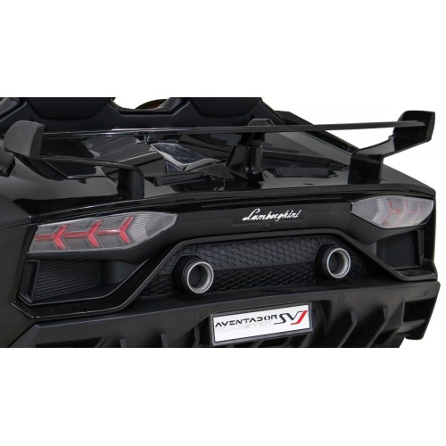 Lamborghini SVJ DRIFT pre 2 deti Čierne + Funkcia driftu + Ovládač + MP3 LED + Pomalý štart