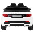 Land Rover Discovery pre deti Biely + Ovládač + 5-bodové pásy + Nastaviteľné sedadlo + EVA + MP3 LED