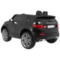 Land Rover Discovery pre deti Čierny + Ovládač + 5-bodové pásy + Nastaviteľné sedadlo + EVA + MP3 LED