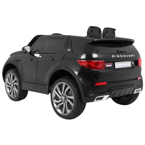 Land Rover Discovery pre deti Čierny + Ovládač + 5-bodové pásy + Nastaviteľné sedadlo + EVA + MP3 LED