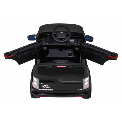 Land Rover Discovery Elektrické autíčko pre deti Čierny + Ovládač + Kolesá EVA + Pomalý štart + Rádio MP3