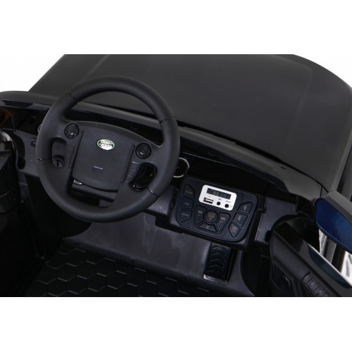 Land Rover Discovery Elektrické autíčko pre deti Čierny + Ovládač + Kolesá EVA + Pomalý štart + Rádio MP3