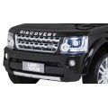 Land Rover Discovery Elektrické autíčko pre deti Čierny + Ovládač + Kolesá EVA + Pomalý štart + Rádio MP3