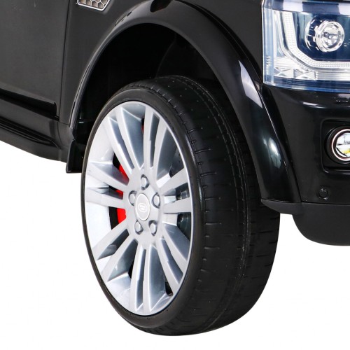 Land Rover Discovery Elektrické autíčko pre deti Čierny + Ovládač + Kolesá EVA + Pomalý štart + Rádio MP3