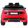 Land Rover Discovery pre deti Červený + Ovládač + 5-bodové pásy + Nastaviteľné sedadlo + EVA + MP3 LED