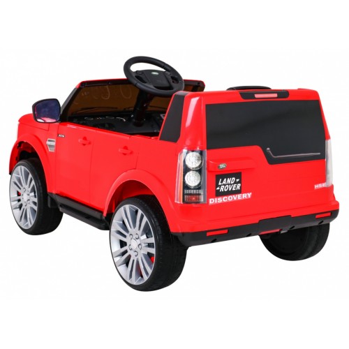 Land Rover Discovery Elektrické autíčko pre deti Červený + Ovládač + Kolesá EVA + Pomalý štart + Rádio MP3