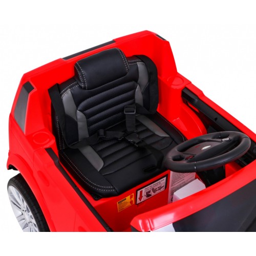 Land Rover Discovery Elektrické autíčko pre deti Červený + Ovládač + Kolesá EVA + Pomalý štart + Rádio MP3