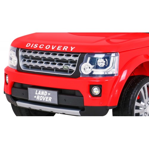 Land Rover Discovery Elektrické autíčko pre deti Červený + Ovládač + Kolesá EVA + Pomalý štart + Rádio MP3