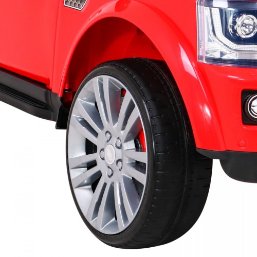Land Rover Discovery Elektrické autíčko pre deti Červený + Ovládač + Kolesá EVA + Pomalý štart + Rádio MP3