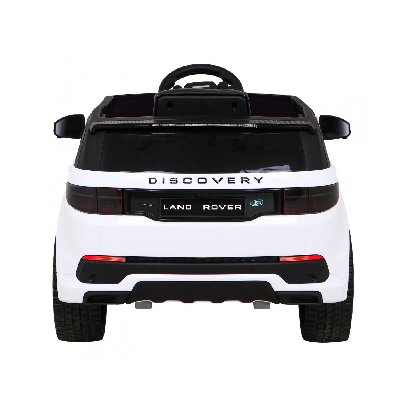 Land Rover Discovery Sport pre deti Biely + Ovládač + Pomalý štart + Funkcia hojdania + MP3 LED