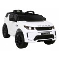 Land Rover Discovery Sport pre deti Biely + Ovládač + Pomalý štart + Funkcia hojdania + MP3 LED