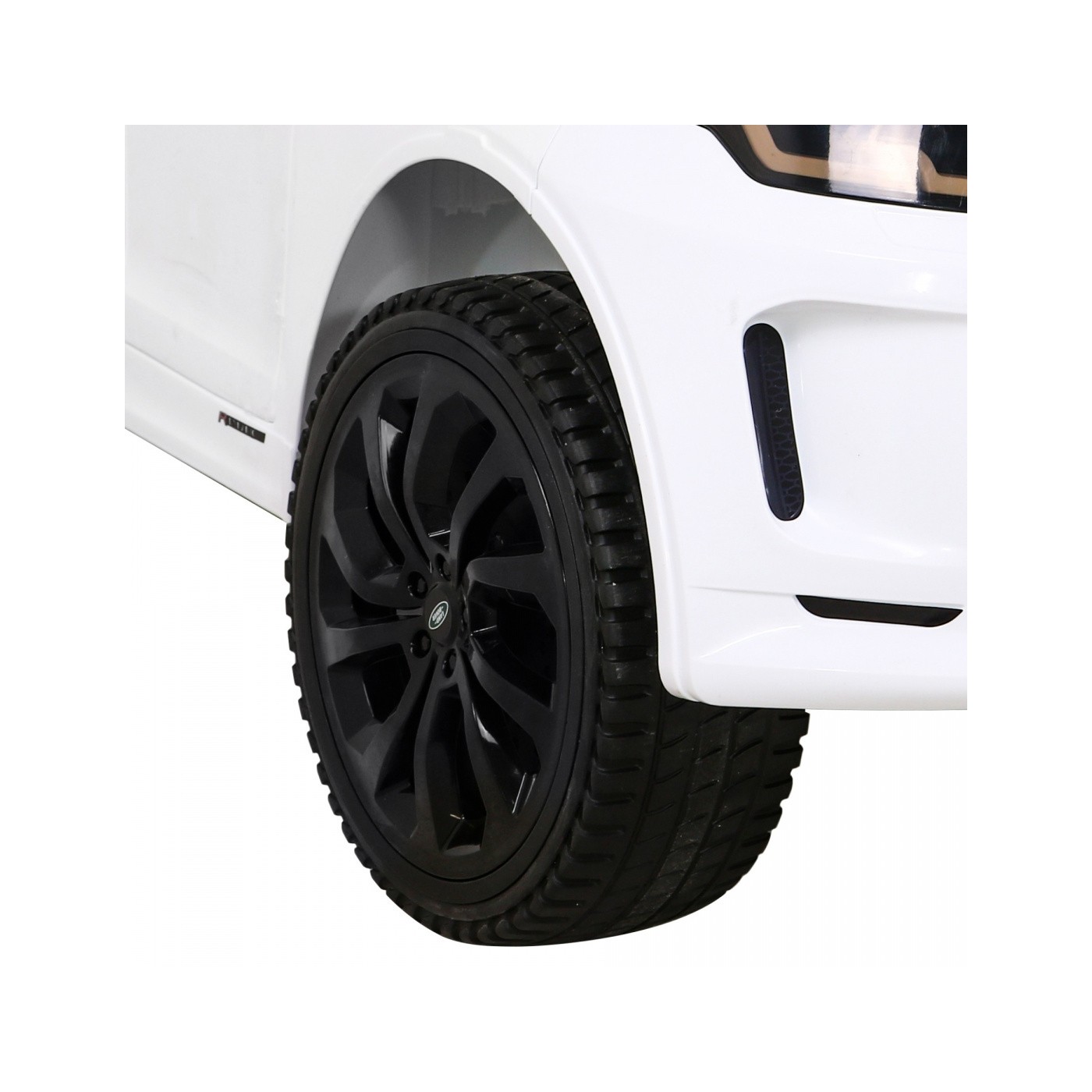 Land Rover Discovery Sport pre deti Biely + Ovládač + Pomalý štart + Funkcia hojdania + MP3 LED