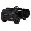 Land Rover Discovery Sport pre deti Čierny + Ovládač + Pomalý štart + Funkcia hojdania + MP3 LED