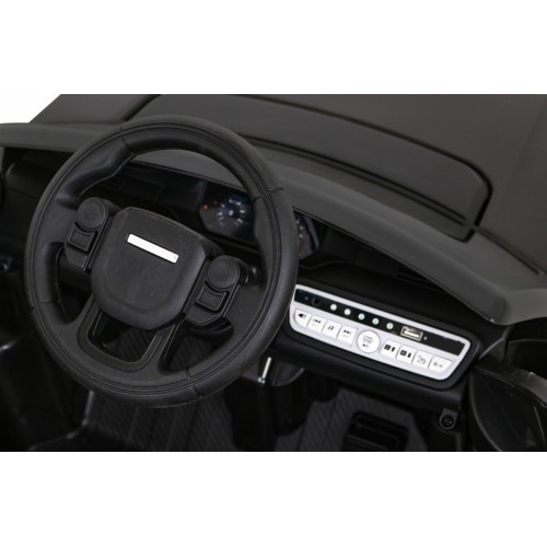 Land Rover Discovery Sport pre deti Čierny + Ovládač + Pomalý štart + Funkcia hojdania + MP3 LED