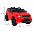 Land Rover Discovery Sport pre deti Červený + Ovládač + Pomalý štart + Funkcia hojdania + MP3 LED