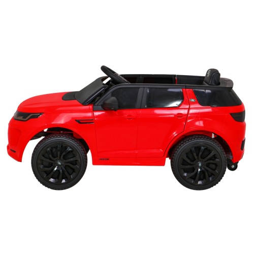 Land Rover Discovery Sport pre deti Červený + Ovládač + Pomalý štart + Funkcia hojdania + MP3 LED