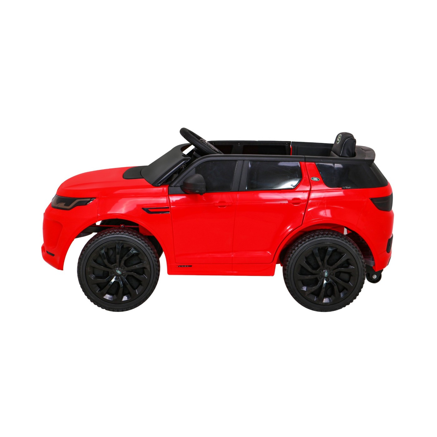 Land Rover Discovery Sport pre deti Červený + Ovládač + Pomalý štart + Funkcia hojdania + MP3 LED