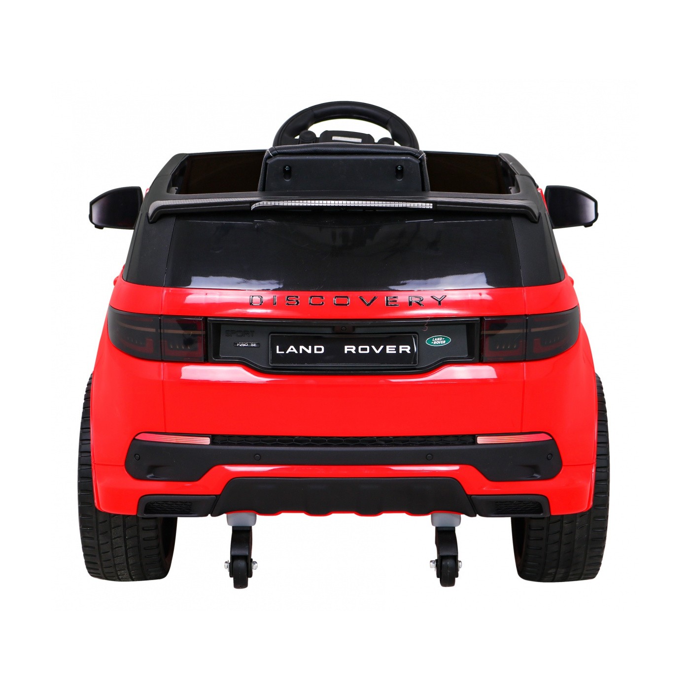 Land Rover Discovery Sport pre deti Červený + Ovládač + Pomalý štart + Funkcia hojdania + MP3 LED