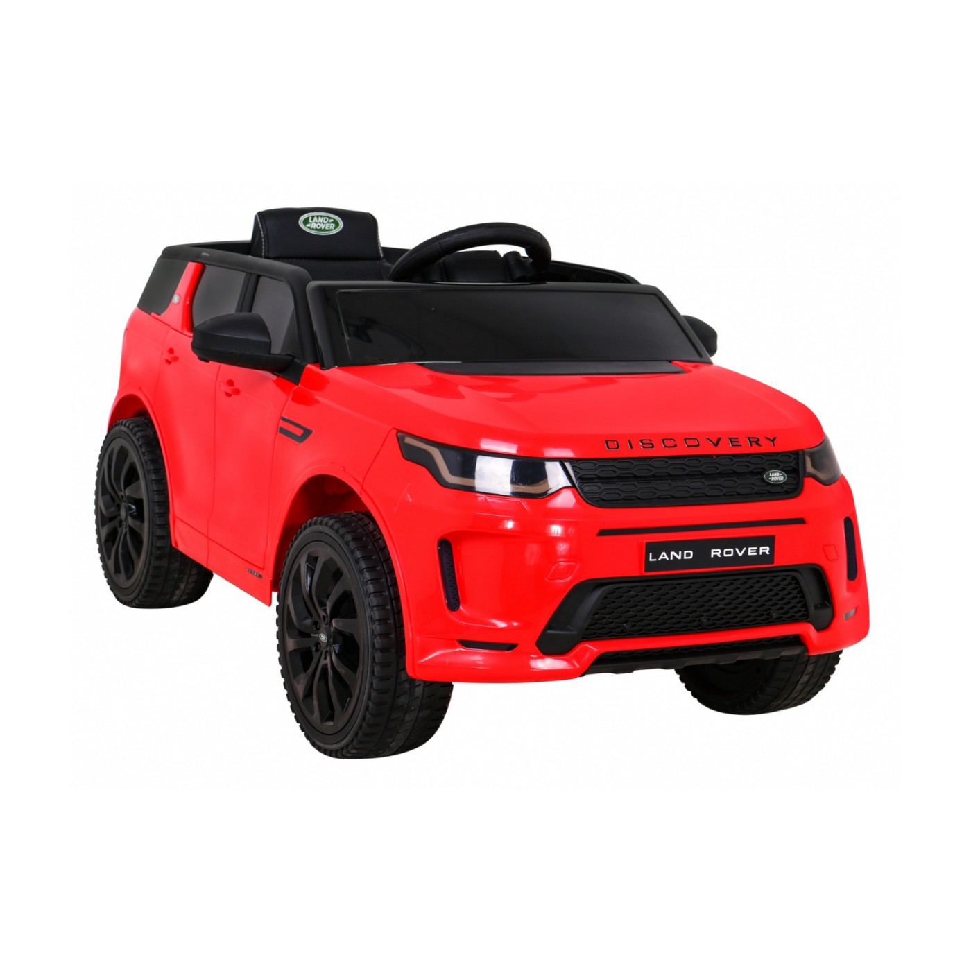 Land Rover Discovery Sport pre deti Červený + Ovládač + Pomalý štart + Funkcia hojdania + MP3 LED