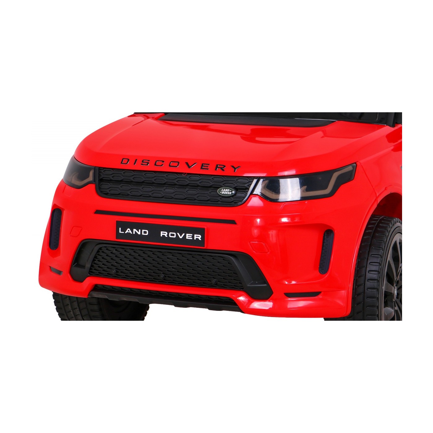 Land Rover Discovery Sport pre deti Červený + Ovládač + Pomalý štart + Funkcia hojdania + MP3 LED